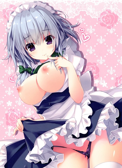 東方Project【十六夜咲夜】おっぱい エロ画像（イラスト：kino）
