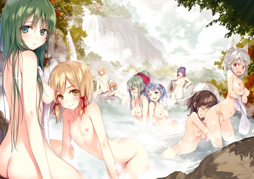 東方Project【お風呂 おっぱい】エロ画像（イラスト：ke-ta）
