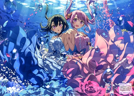 イラスト：カントク【しずく＆くるみ】ドレス姿 画像