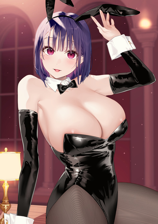 イラスト：ベコ太郎【渡辺涼】黒バニー 画像