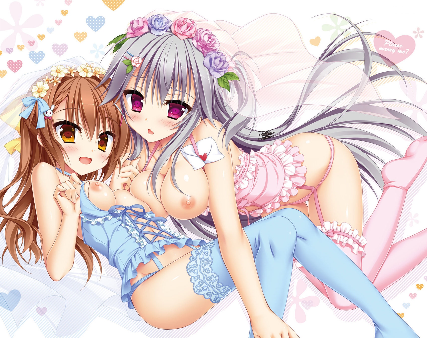 花咲ののか 不知火祈 おっぱい エロ画像 イラスト ほんたにかなえ 同人エロ専科 エロゲ