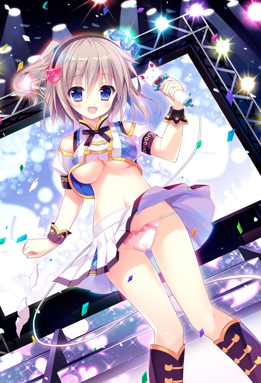 イラスト：師走ほりお【パンチラしてる女の子】二次画像