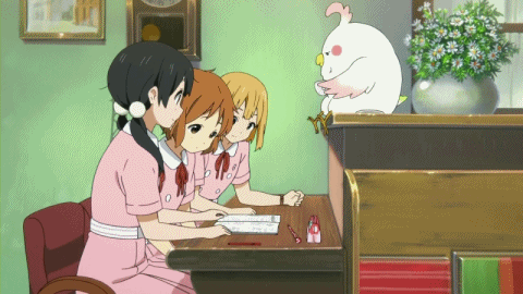 牧野かんなクシャミGIFアニメ