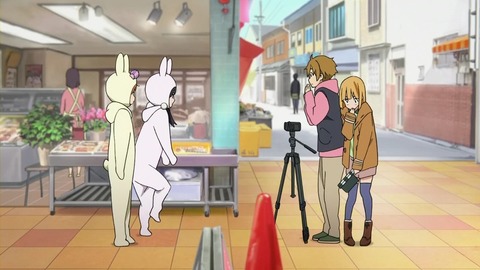 たまこまーけっとCM撮影