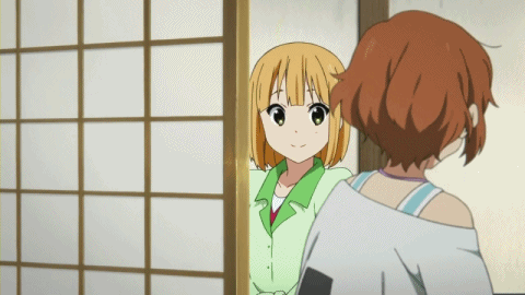 常盤みどり(お化け屋敷ろくろ首)GIFアニメ