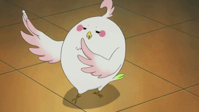 デラ・モチマッヅィGIFアニメ羽もどし