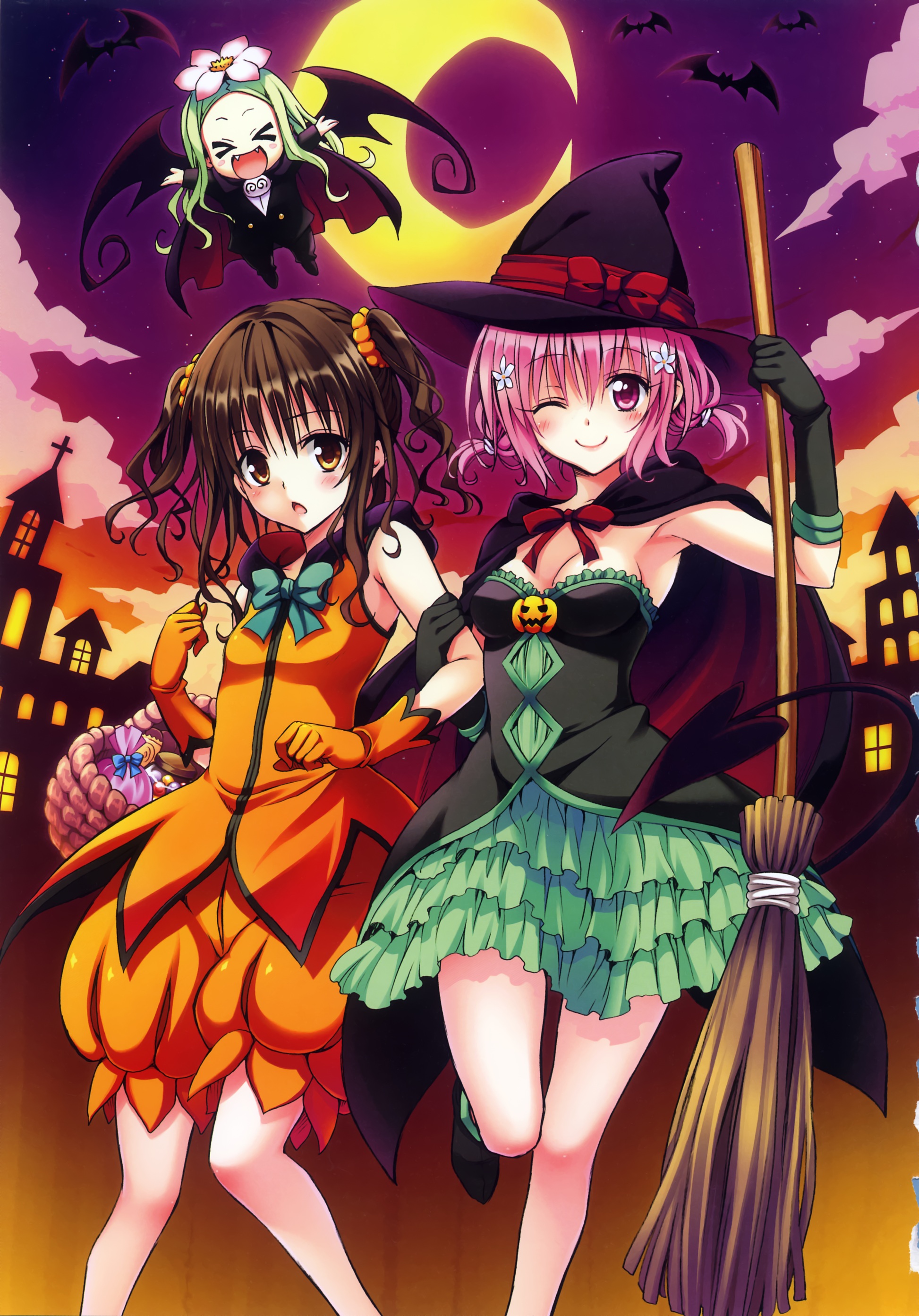 結城美柑 モモ ハロウィン To Loveる ダークネス 壁紙 画像 315 とらぶるぱい 結城美柑 モモ ハロウィン To Loveる ダークネス 壁紙 画像 315 とらぶるぱい