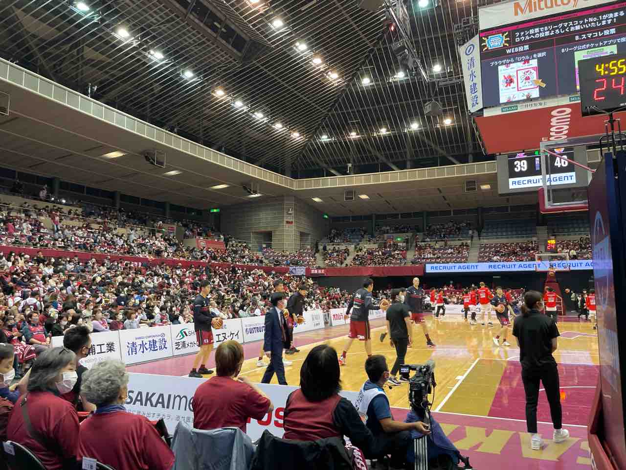 Bリーグ観戦 Time Waits For No One