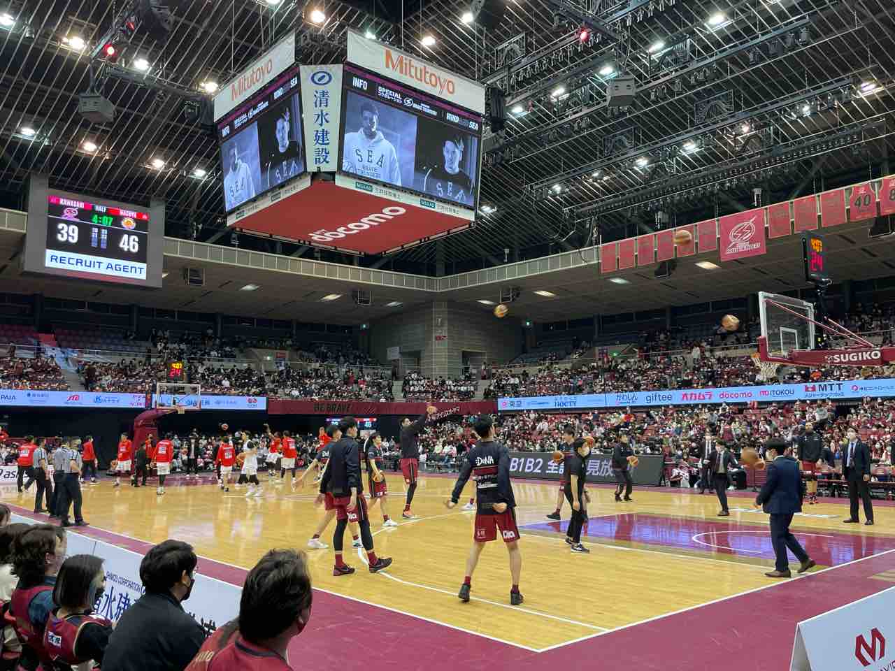 Bリーグ観戦 Time Waits For No One