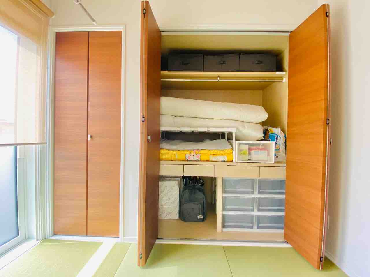 整理収納 ダイソーですっきり 取り出しやすい押し入れ収納 掃除が楽な家づくり