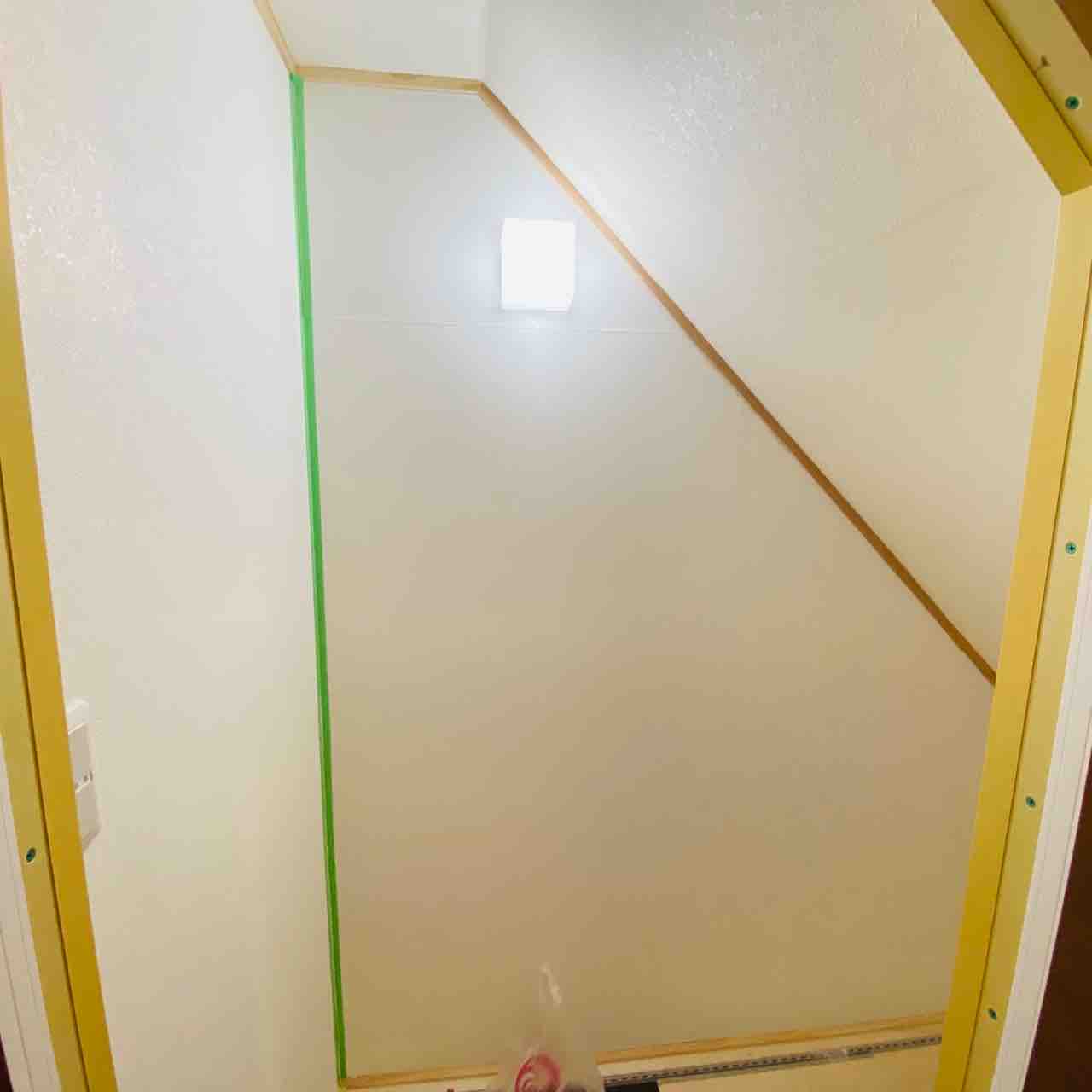 階段下収納diy 壁紙 クッションフロア編 掃除が楽な家づくり