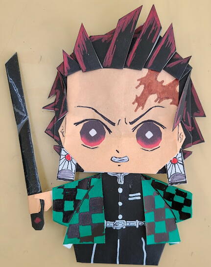 折り紙 鬼滅の刃 戦う炭治郎 S Aoiのアニ同的blog 折り紙 鬼滅の刃 戦う炭治郎 S Aoiのアニ同的blog