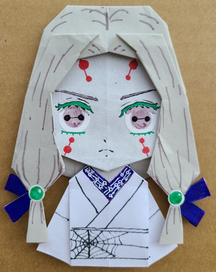 折り紙 鬼滅の刃 姉蜘蛛 S Aoiのアニ同的blog