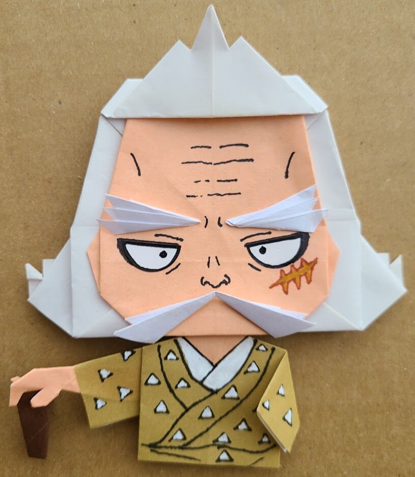 折り紙 鬼滅の刃 桑島慈悟郎 S Aoiのアニ同的blog