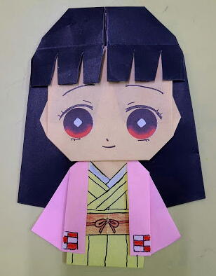 折り紙 鬼滅の刃 竈門花子 S Aoiのアニ同的blog