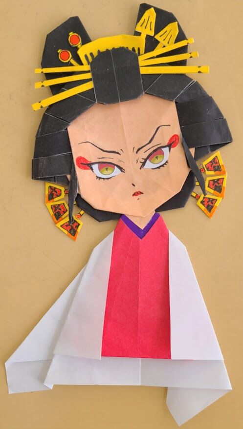 折り紙 鬼滅の刃 蕨姫花魁 S Aoiのアニ同的blog
