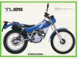 昔乗ったバイク honda tl125 スーパーカブがやってきた