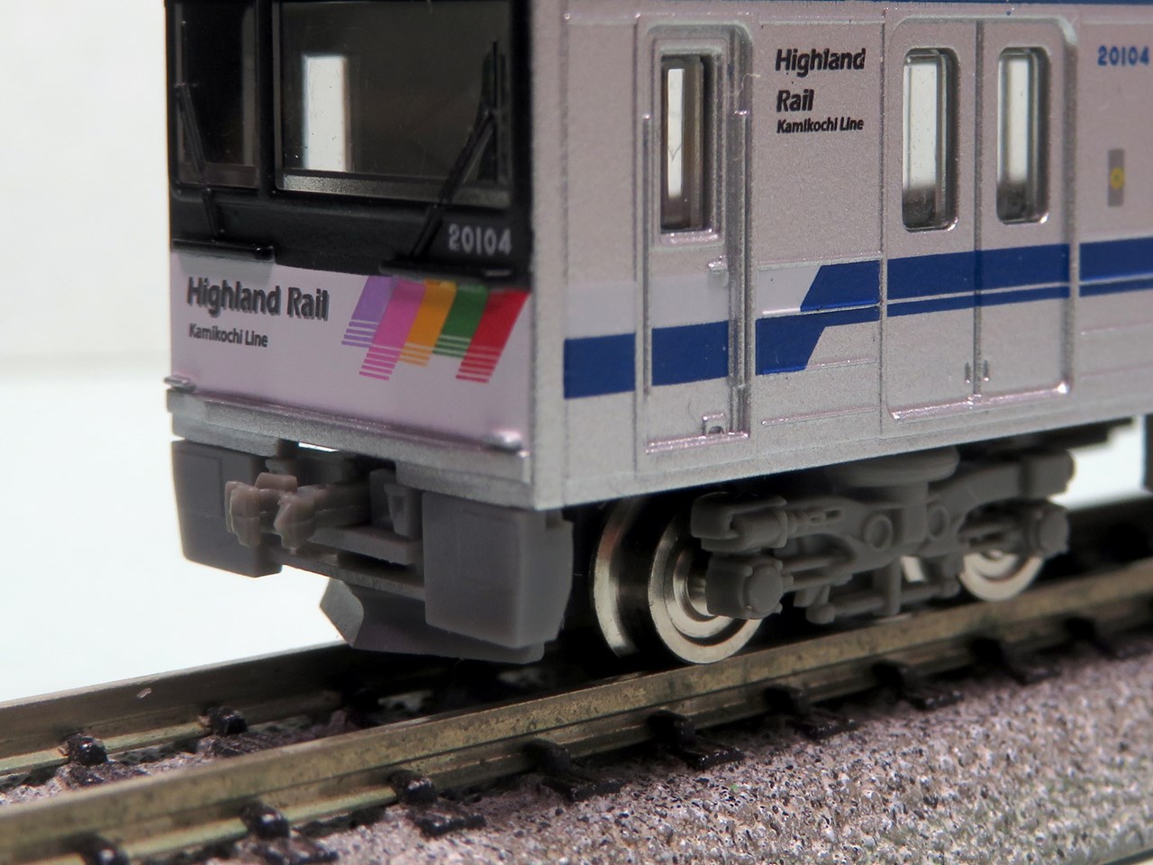 鉄コレ アルピコ20100形のN化 : 蒲田総合Nゲージ車両センター