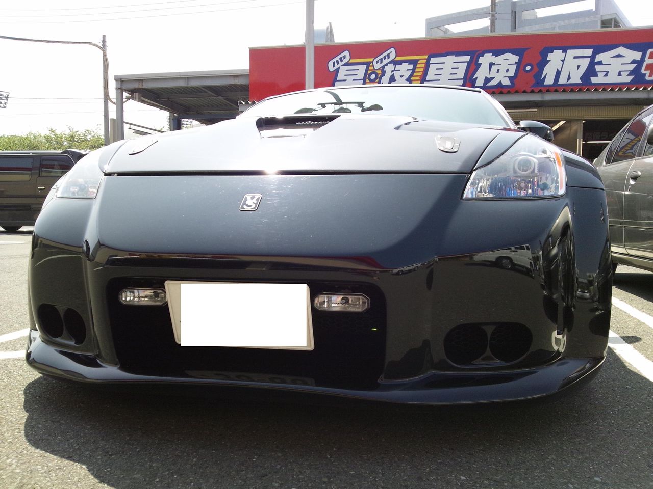 Z33 カーボンボンネット装着 ベイサイド日記 Z33 カーボンボンネット装着 ベイサイド日記