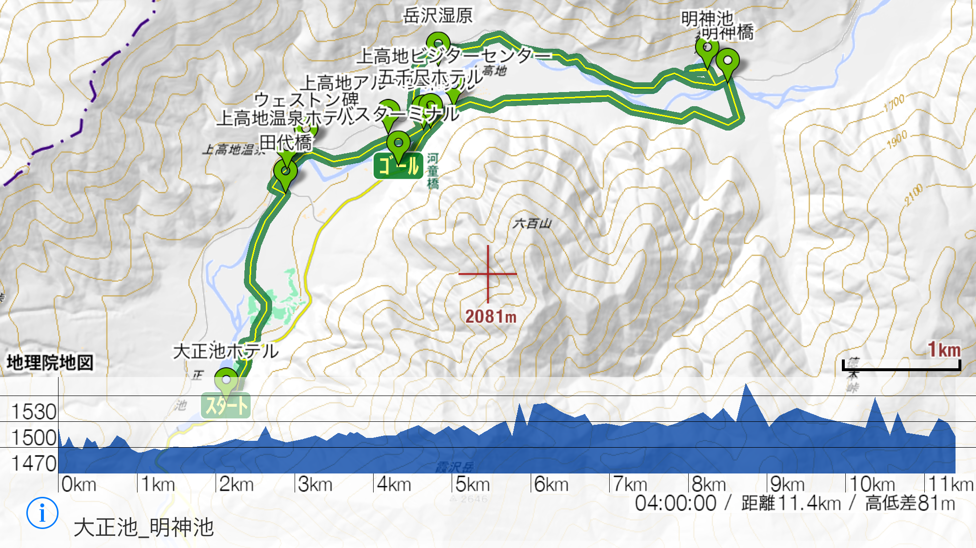 上高地散策プラン カルガモのsmartな日々