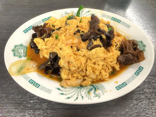 玉子とキクラゲ炒め