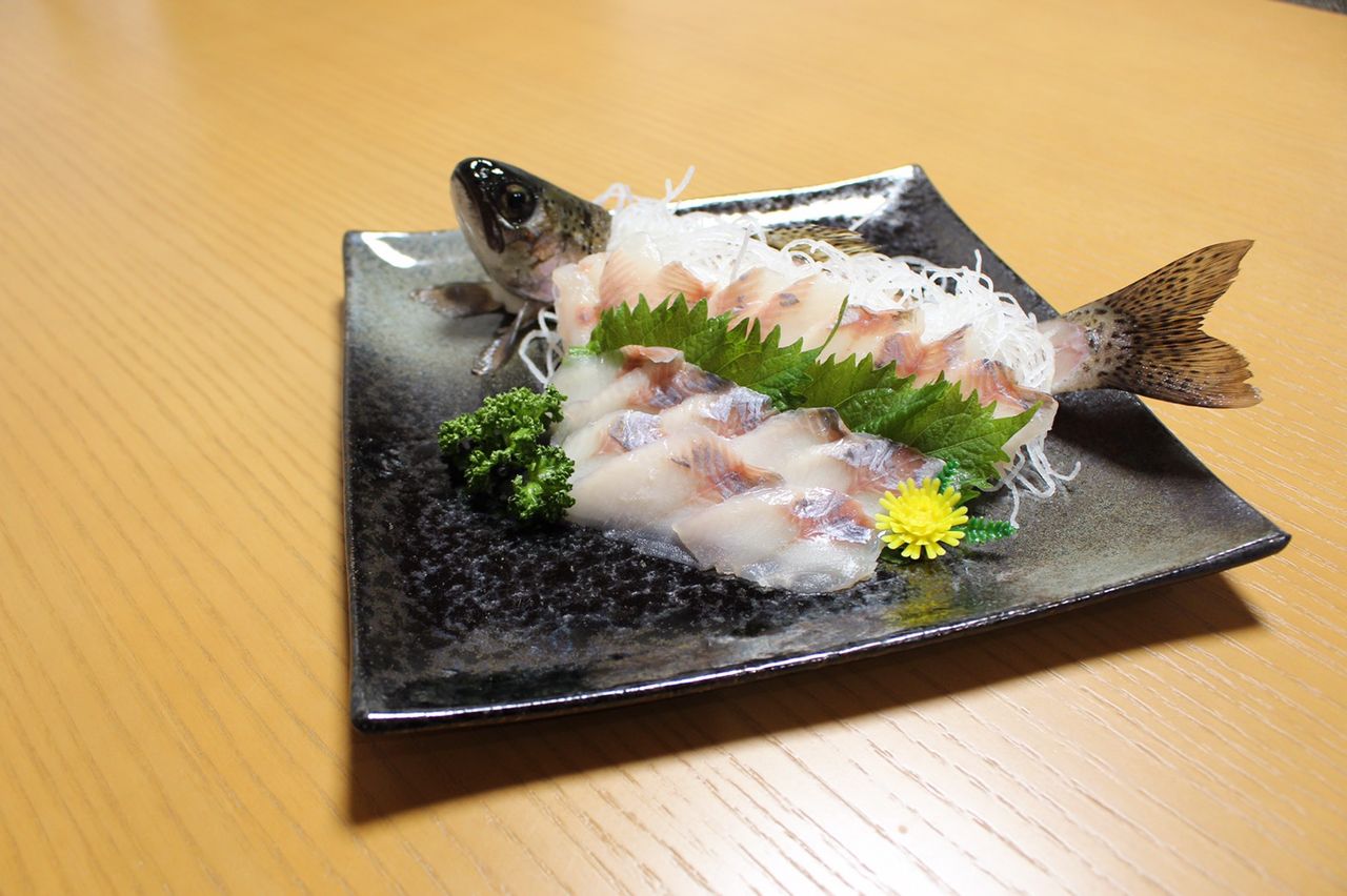わかさぎの一夜干し 虹鱒の刺身といくら丼 さやかの田舎暮らし