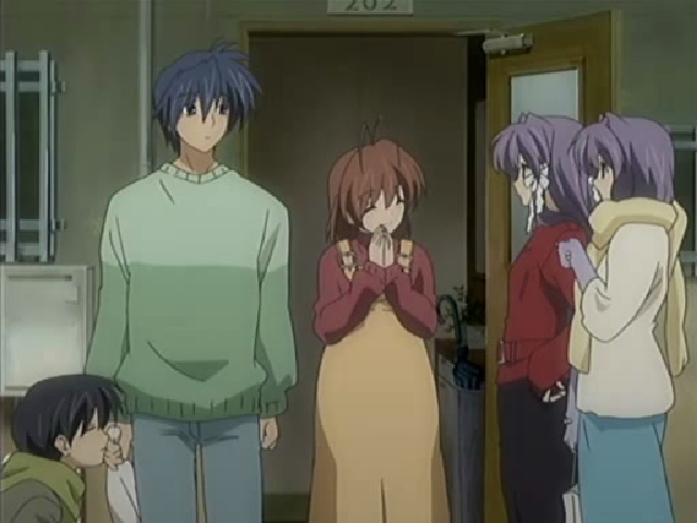 ささやんにっき Clannad After Story 第１６話 白い闇 かしこま