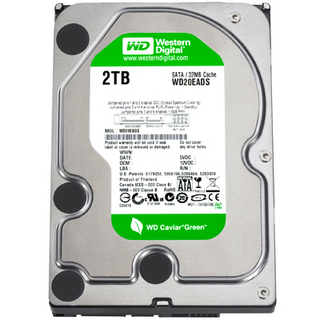 WESTERN DIGITAL 3.5インチ内蔵HDD 2TB 5400rpm 32MB SATA 3.5inch(GP300) WD20EADS