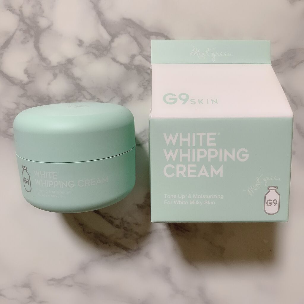 G9 ホワイトホイッピングクリーム ミントグリーン Sachiのコスメブログ