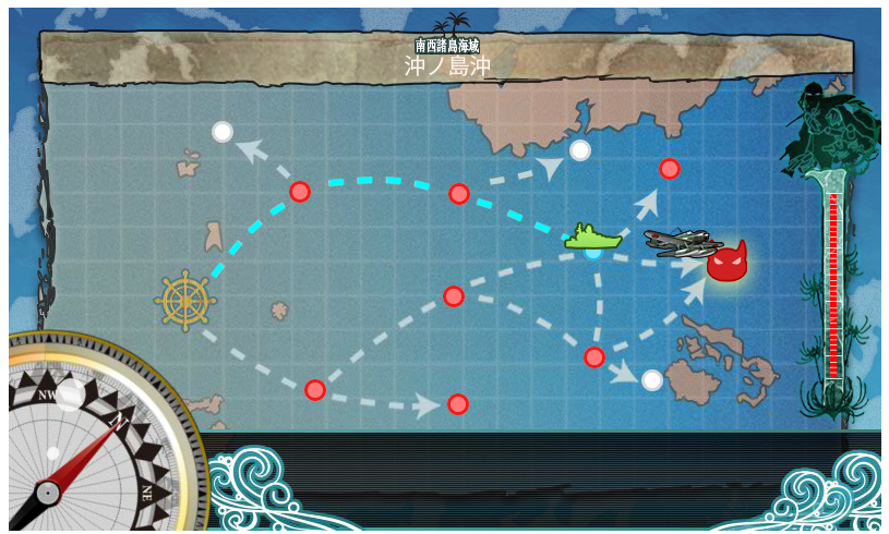 艦これ 索敵計算を使った 水上反撃部隊 突入せよ 攻略方法 ぴかぴか日誌 ポケとるなど 攻略