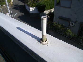 ベランダ手すりの分解2
