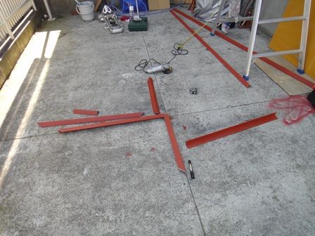 溶接棚作り ミズモリさんの