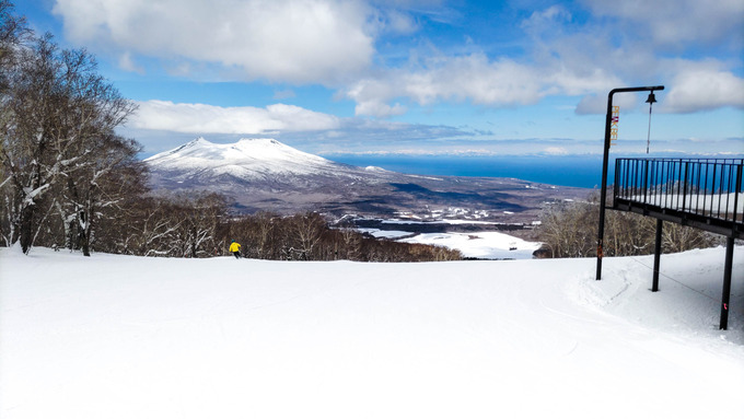 駒ケ岳も羊蹄山もくっきりと