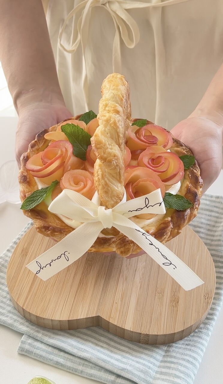 母の日にピッタリ🌸食べられるフラワーバスケット作ろう : OYATSUや
