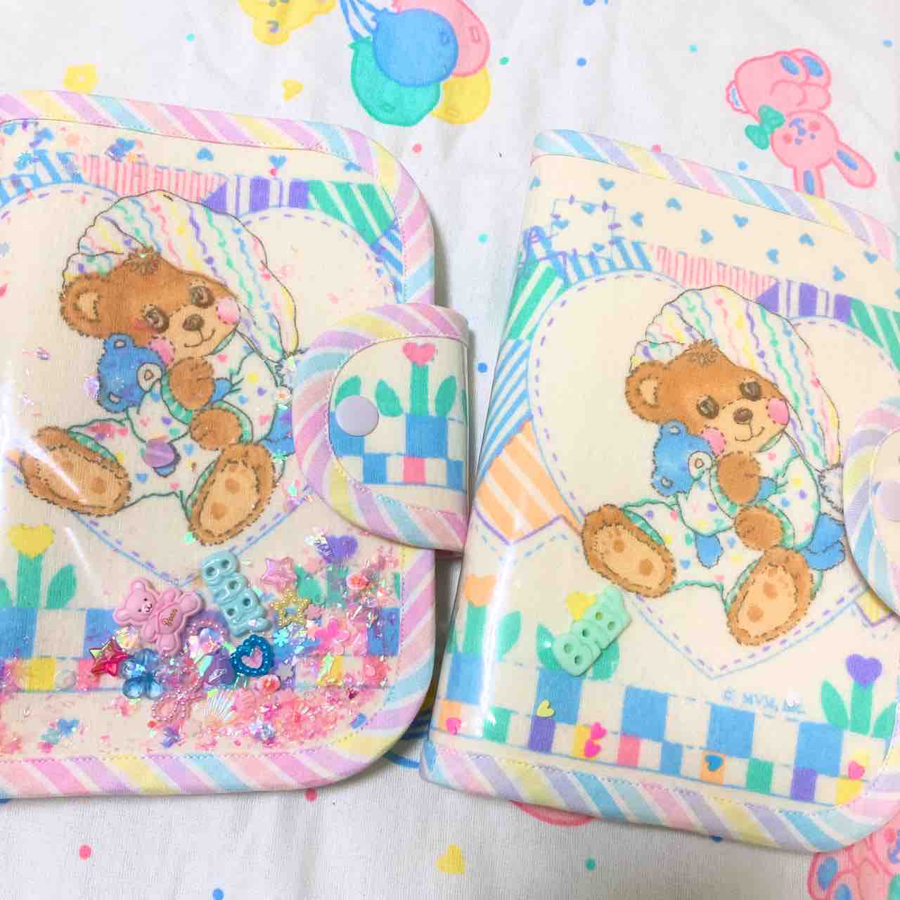 ビンテージシーツ テディ teddy beddy bear 9月🛍アクセサリーと ビンテージシーツ テディ teddy beddy bear 9月🛍アクセサリーと