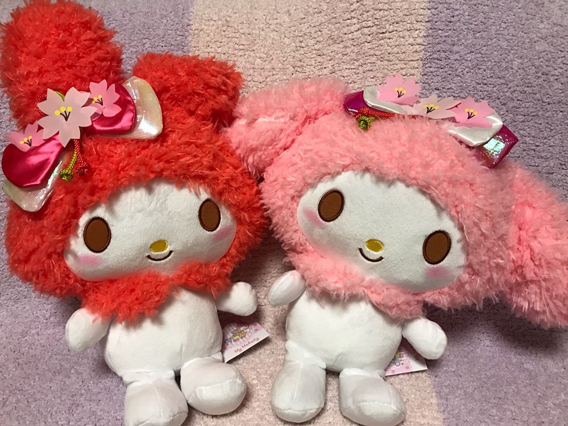 マイメロディ 桜リボンBIGぬいぐるみ GET♡ : まいまいめろでぃ マイメロディ 桜リボンBIGぬいぐるみ GET♡ : まいまいめろでぃ