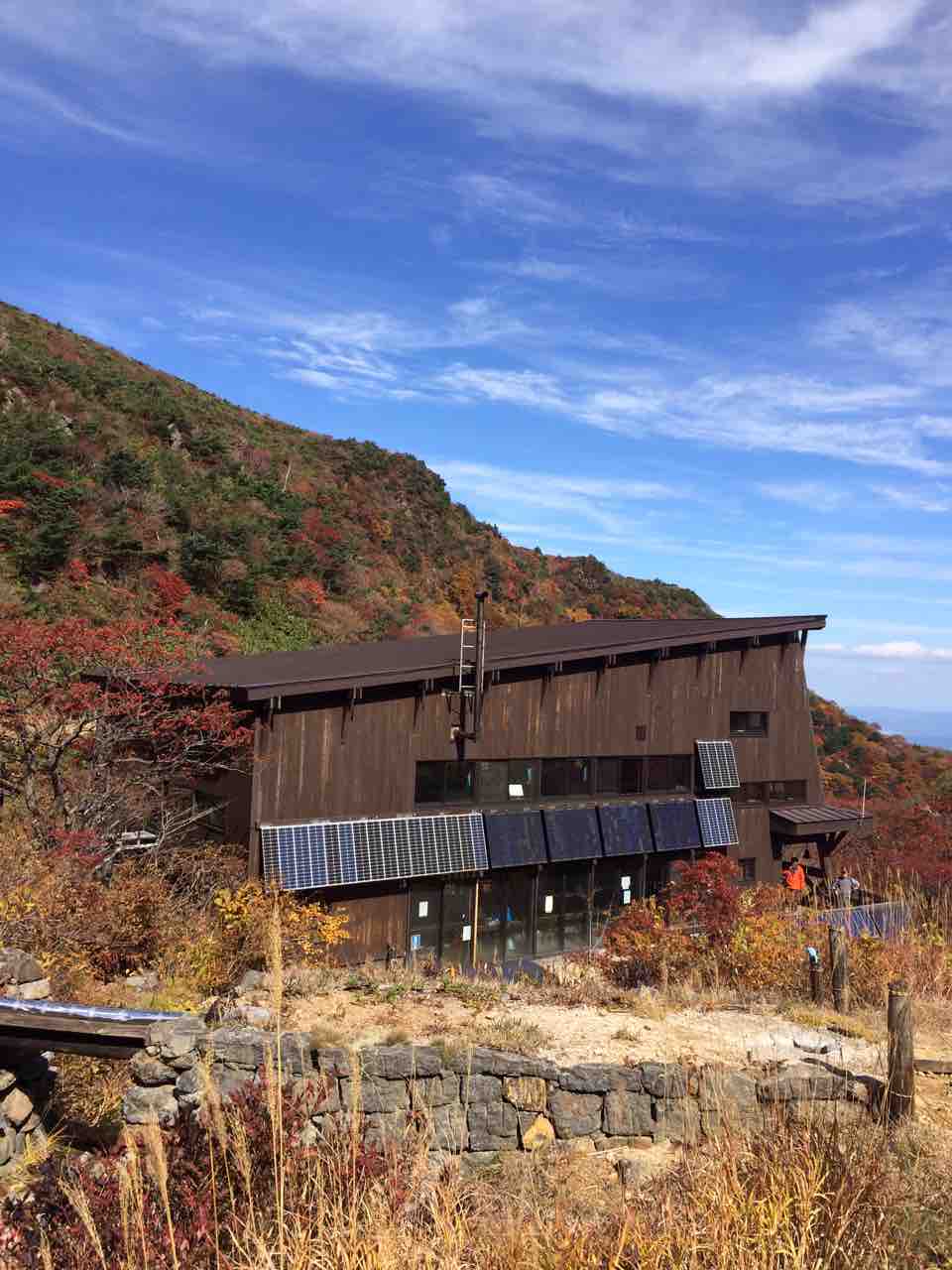 山に登り温泉に入る