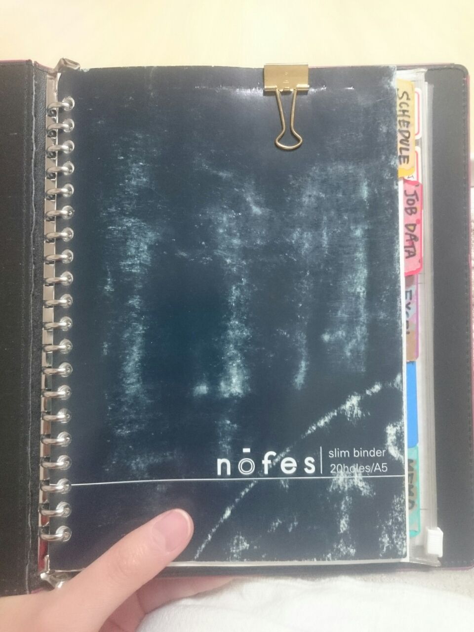 ルーズリーフ手帳でお仕事 藍微塵こっぱみじんブログ ルーズリーフ手帳でお仕事 藍微塵こっぱみじんブログ