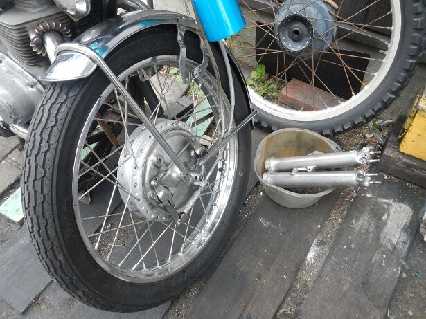 CB250エクスポート フロントフォーク : sabiyama600のblog