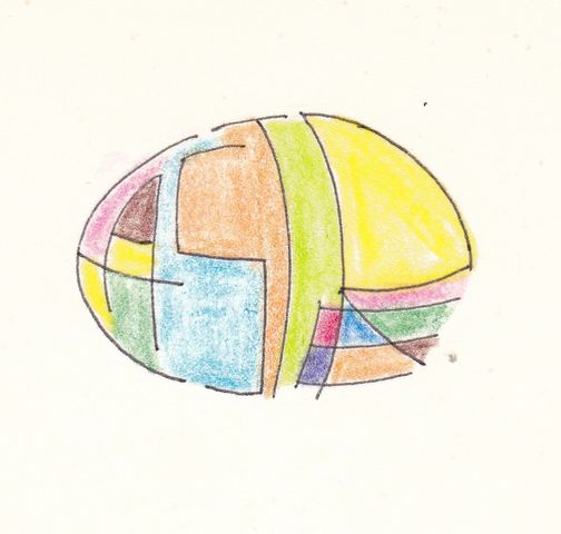 ハワイ在住時のペン画 6 文字絵 ジョヴァンニッキ2 ハワイ在住時のペン画 6 文字絵 ジョヴァンニッキ2