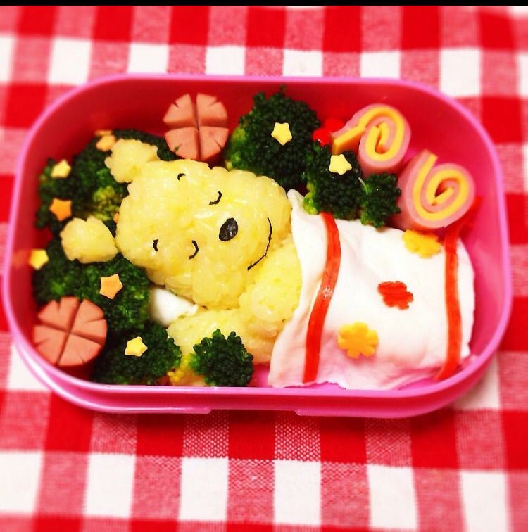お寝坊プーさん キャラ弁 過去弁 さっちんmamaのmogu Moguレシピ 完食率100