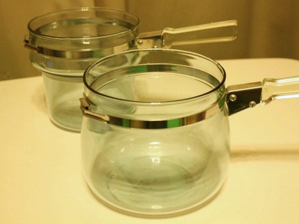 激レア　戦時中モデル old pyrex ダブルボイラー　ウッドハンドル OLD PYREX ダブルボイラー 激レア 戦時中モデル old pyrex ダブル