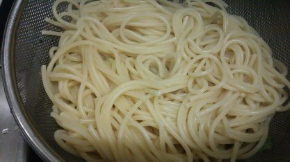 ほうれん草のパスタ４