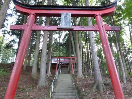 板ノ沢のカヤ人形 ・ 御瀧大龍神 （十和田市） : くぐる鳥居は鬼ばかり