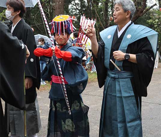 流鏑馬の衣装姿-1