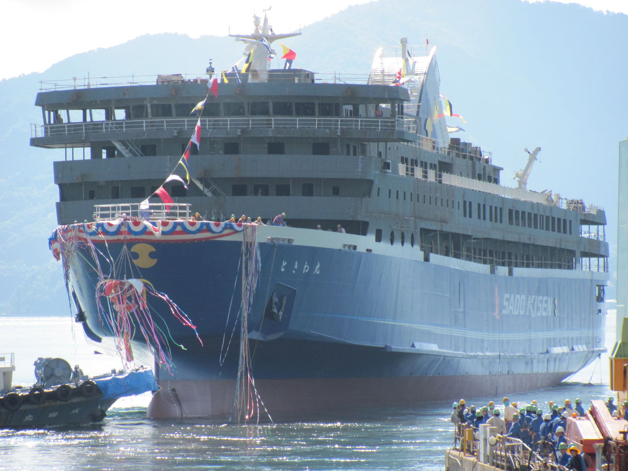 佐渡汽船ときわ丸 命名 進水式の写真大公開 佐渡汽船旅行ツアー情報ブログ 佐渡汽船ときわ丸 命名 進水式の写真大公開 佐渡汽船旅行ツアー情報ブログ