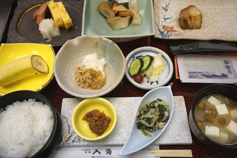 佐渡入海朝ごはん