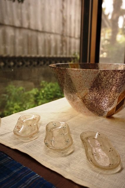 佐渡戸田かおりさんガラス工房４