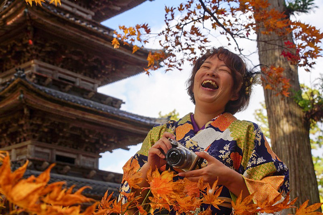妙宣寺着物でフォトウォーク佐渡8