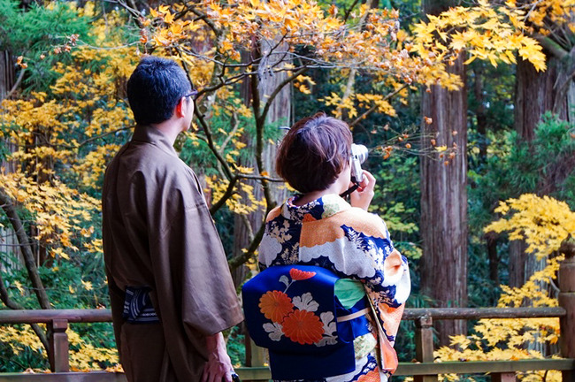 着物フォトウォーク佐渡清水寺2